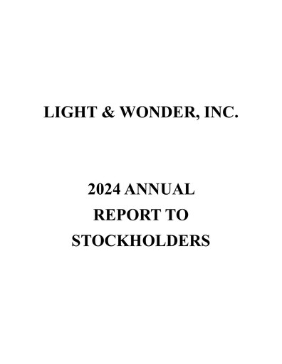 Thumbnail Light & Wonder Annual Report 2024