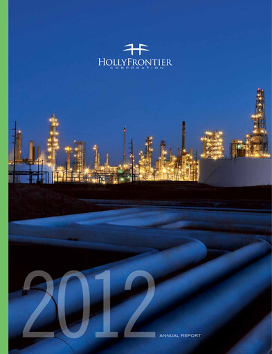 Thumbnail HF Sinclair Annual Report 2012