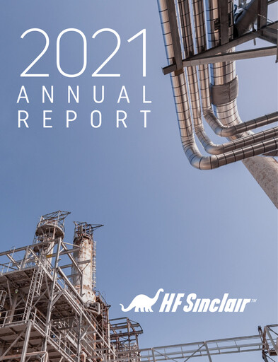 Thumbnail HF Sinclair Annual Report 2021