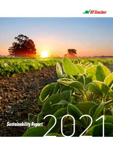 Thumbnail HF Sinclair Sustainability Report 2021