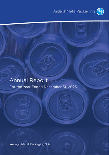 Thumbnail Ardagh Metal Packaging Annual Report 2025