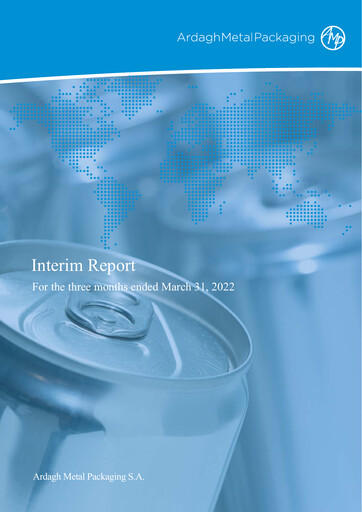 Thumbnail Ardagh Metal Packaging Quarterly Report 2022-q1