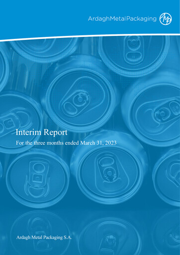 Thumbnail Ardagh Metal Packaging Quarterly Report 2023-q1