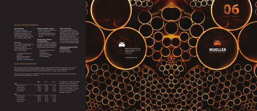 Thumbnail Mueller Industries
 Annual Report 2006