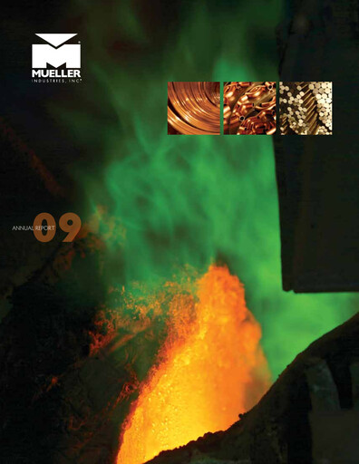 Thumbnail Mueller Industries
 Annual Report 2009