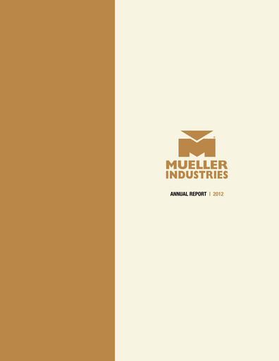 Thumbnail Mueller Industries
 Annual Report 2012