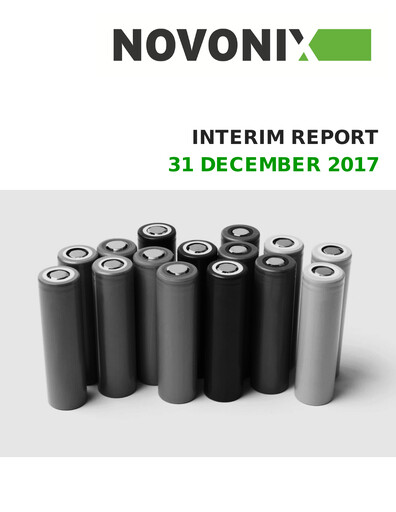 Thumbnail NOVONIX Half-year Report 2017-h2