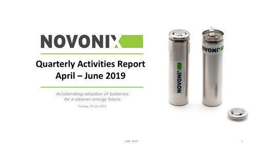 Thumbnail NOVONIX Quarterly Report 2019-q2