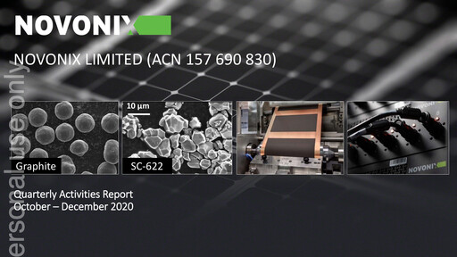 Thumbnail NOVONIX Quarterly Report 2020-q4