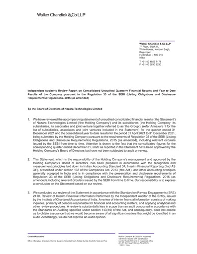 Thumbnail Nazara Technologies Quarterly Report 2021-q3
