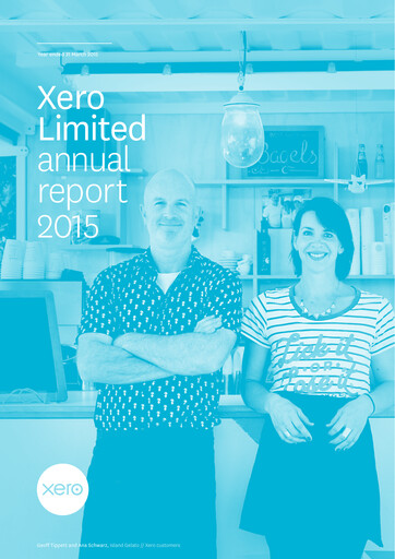 Thumbnail Xero Annual Report 2015