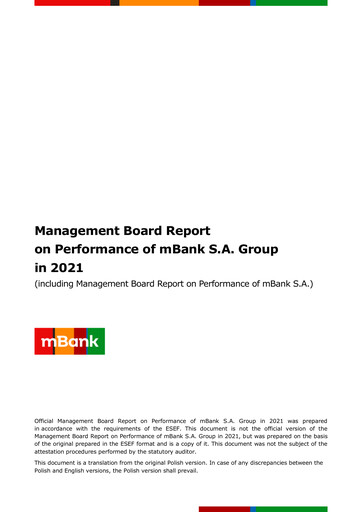Thumbnail mBank Annual Report 2021
