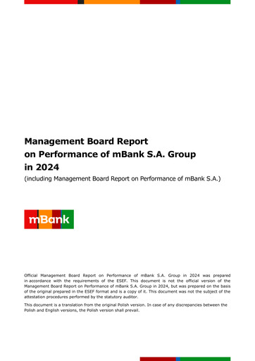 Thumbnail mBank Annual Report 2024