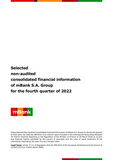 Thumbnail mBank Quarterly Report 2022-q4
