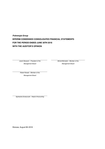 Thumbnail Polenergia Half-year Report 2018-h1