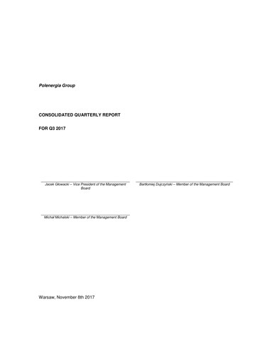 Vorschaubild Polenergia Quartalsbericht 2017-q3