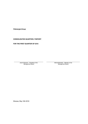 Vorschaubild Polenergia Quartalsbericht 2018-q1
