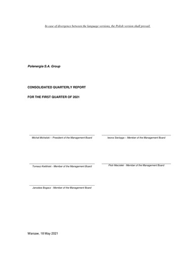 Vorschaubild Polenergia Quartalsbericht 2021-q1