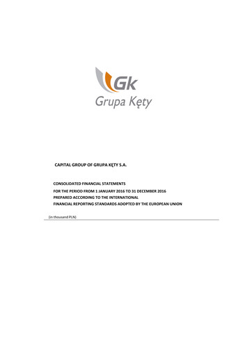 Thumbnail Grupa Kety Financial Statement 2016