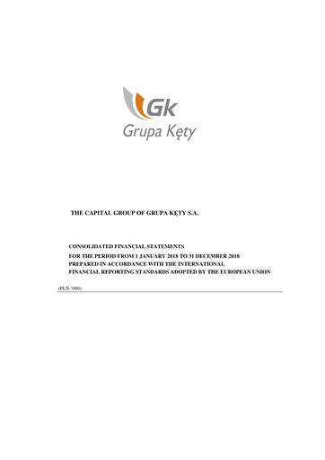 Thumbnail Grupa Kety Financial Statement 2018