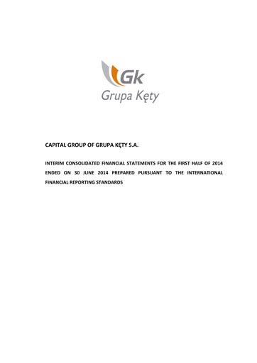 Thumbnail Grupa Kety Half-year Report 2014-h1