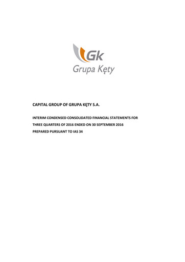 Thumbnail Grupa Kety Quarterly Report 2016-q3