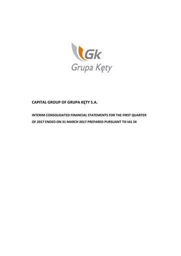 Thumbnail Grupa Kety Quarterly Report 2017-q1