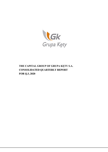 Thumbnail Grupa Kety Quarterly Report 2020-q3