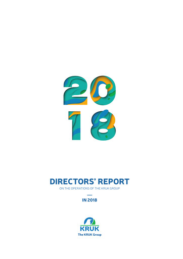 Thumbnail KRUK Spólka Akcyjna Annual Report 2018