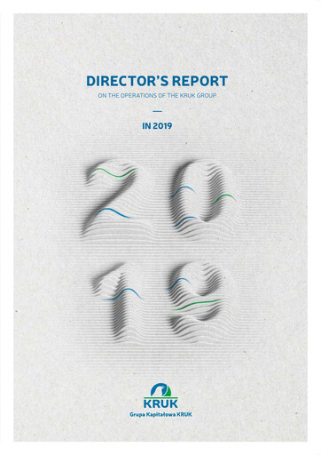 Thumbnail KRUK Spólka Akcyjna Annual Report 2019