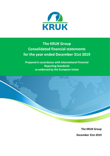 Thumbnail KRUK Spólka Akcyjna Financial Statement 2019