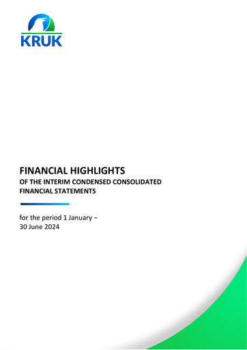 Thumbnail KRUK Spólka Akcyjna Half-year Report 2024-h1