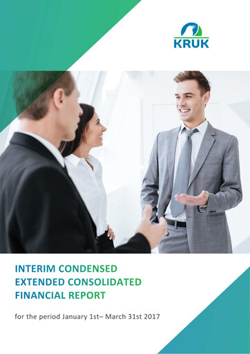 Thumbnail KRUK Spólka Akcyjna Quarterly Report 2017-q1