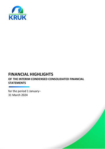 Thumbnail KRUK Spólka Akcyjna Quarterly Report 2024-q1