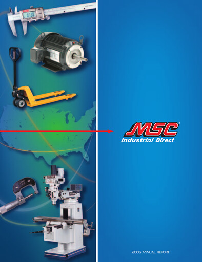 Thumbnail MSC Industrial Direct Annual Report 2006