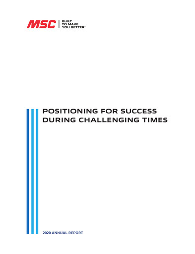 Thumbnail MSC Industrial Direct Annual Report 2020