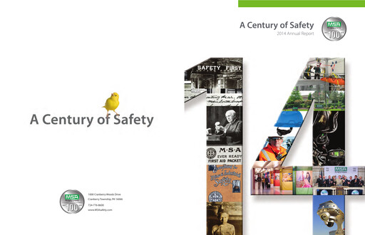 Thumbnail MSA Safety Annual Report 2014