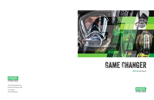 Thumbnail MSA Safety Annual Report 2015