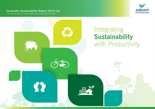 Miniature Jubilant Pharmova Rapport de durabilité 2015-2016