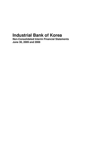 Thumbnail Industrial Bank of Korea (IBK) Half-year Report 2009-h1