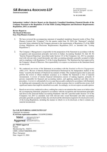 Thumbnail EaseMyTrip Quarterly Report 2024-q1