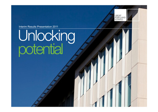 Thumbnail Great Portland Estates Half-year Report 2011-h1