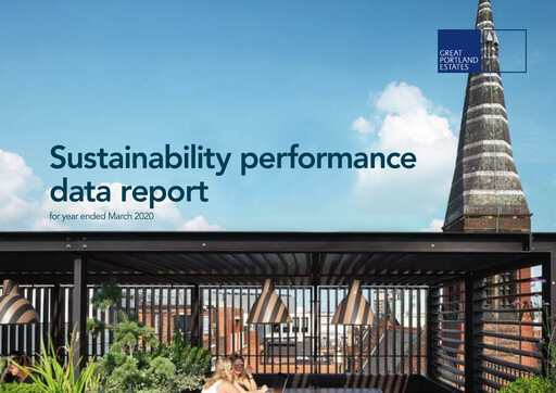 Miniature Great Portland Estates Rapport de durabilité 2020