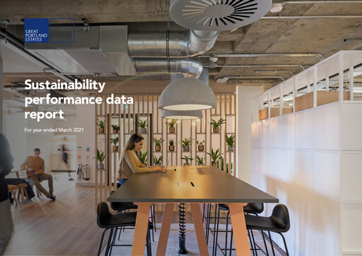 Miniature Great Portland Estates Rapport de durabilité 2021