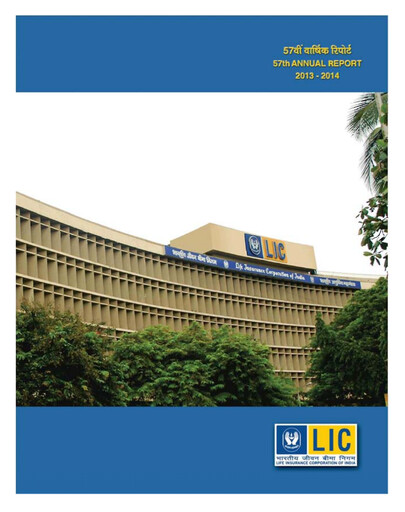 Thumbnail Life Insurance Corporation of India (LIC) Annual Report 2013-2014