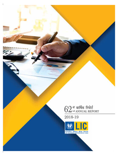 Thumbnail Life Insurance Corporation of India (LIC) Annual Report 2018-2019