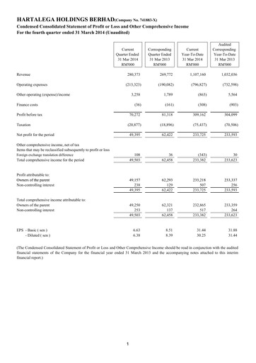 Thumbnail Hartalega Quarterly Report 2014-q4