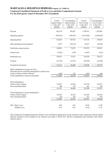 Thumbnail Hartalega Quarterly Report 2018-q3