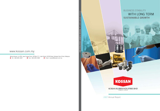 Thumbnail Kossan Rubber Industries Annual Report 2007