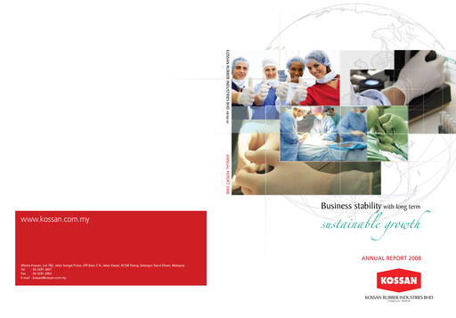 Thumbnail Kossan Rubber Industries Annual Report 2008